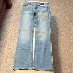 Old Navy Women's Light Blue Mid Rise WOW Boot Cut Jeans Size 4 NWT
